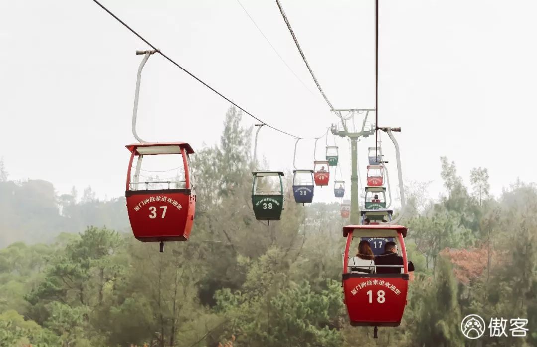 高空看厦门岛全景,厦门空中风景