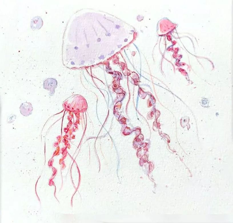 清新又自然的治愈系小水彩下篇,治愈系小水彩风景手绘教程过程