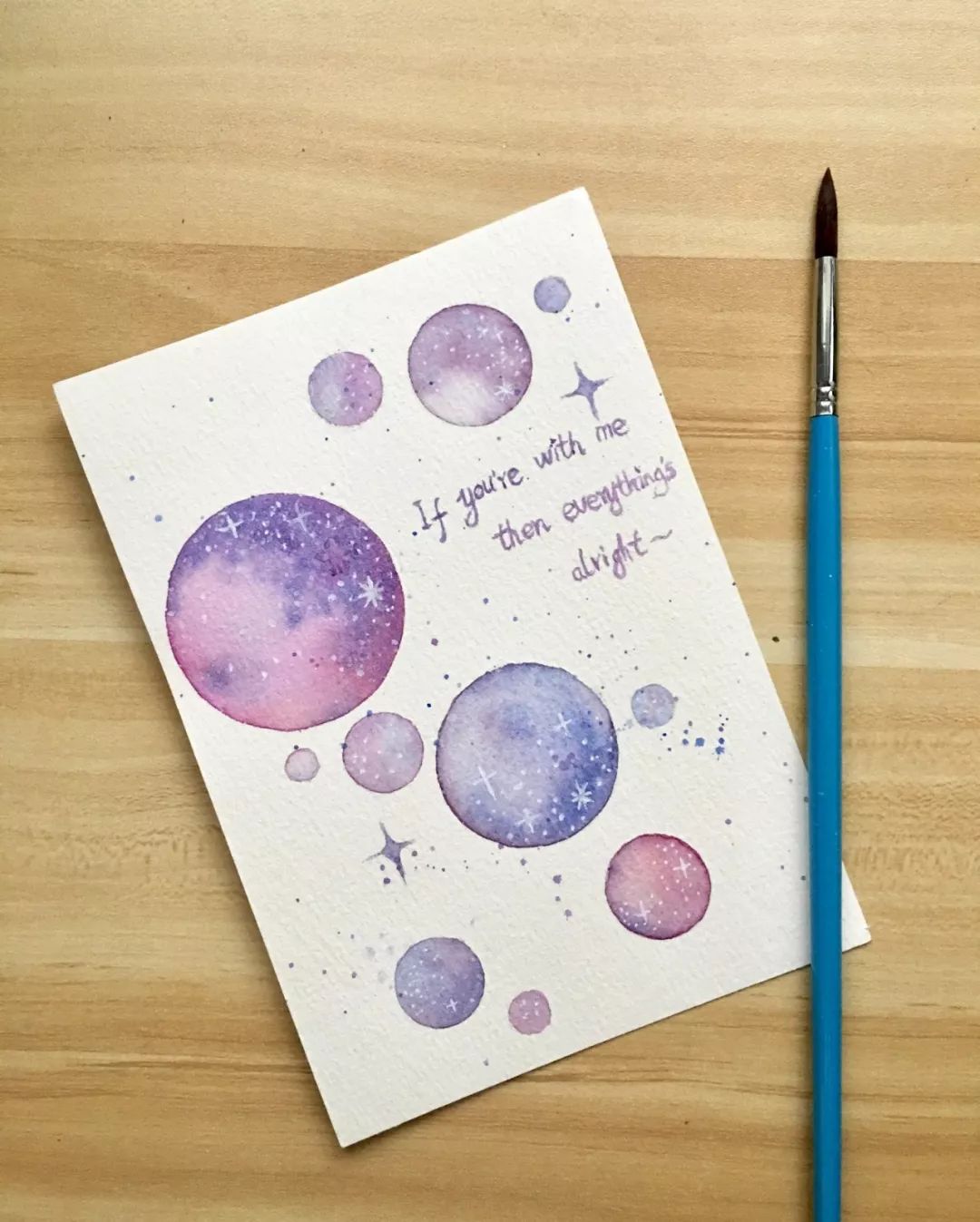 清新又自然的治愈系小水彩下篇,治愈系小水彩风景手绘教程过程