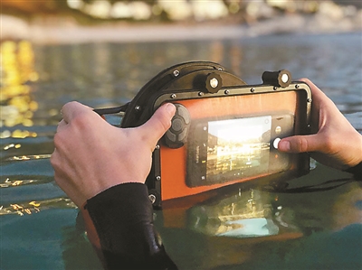 可以在水下呼吸的游泳面罩,水下能呼吸浮水面罩