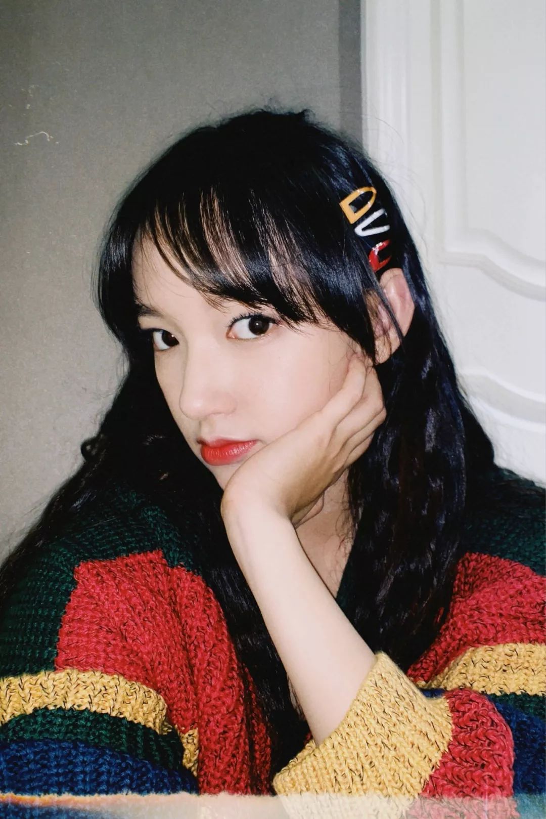 程潇头发颜色好看,程潇头发颜色粉