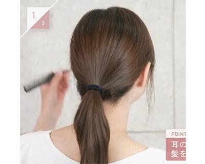 扁头怎么扎高马尾让后脑勺蓬松,学生党马尾怎么扎蓬松不伤发质