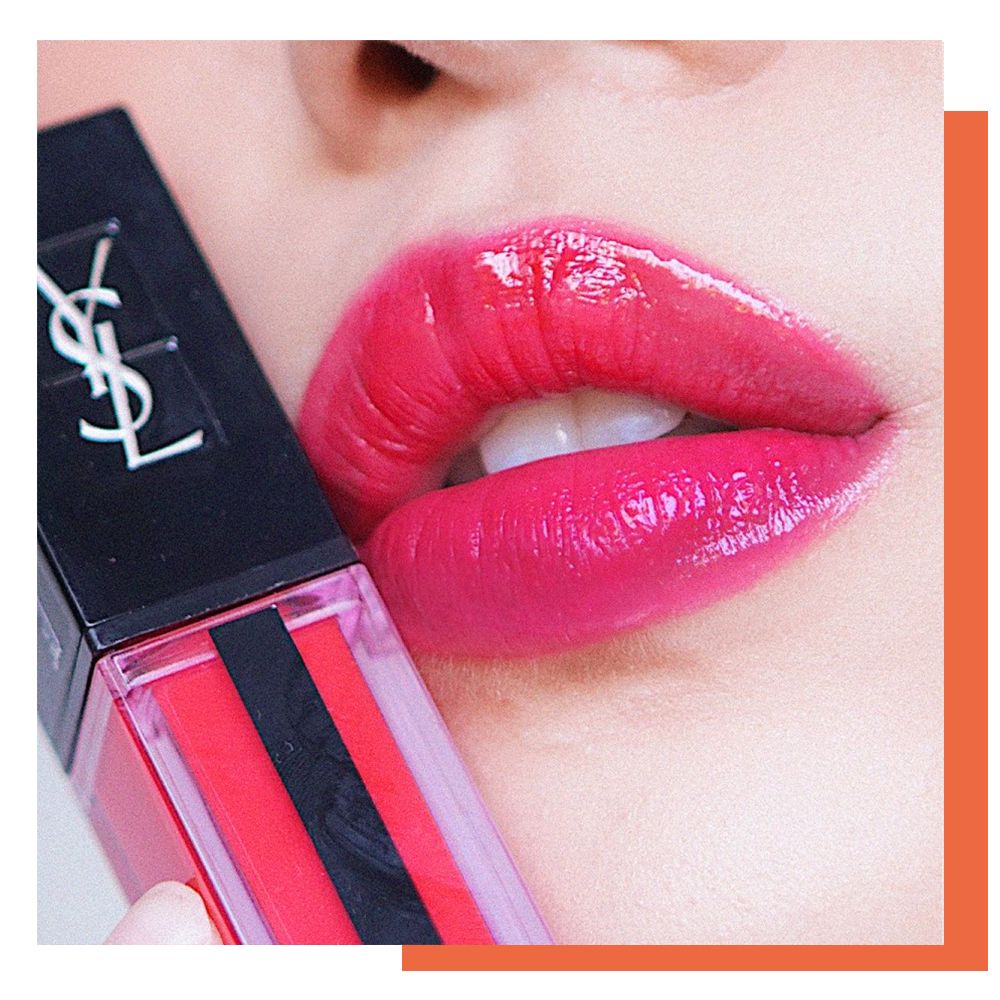 ysl粉金水光唇釉202在哪里买,ysl最新水光唇釉试色