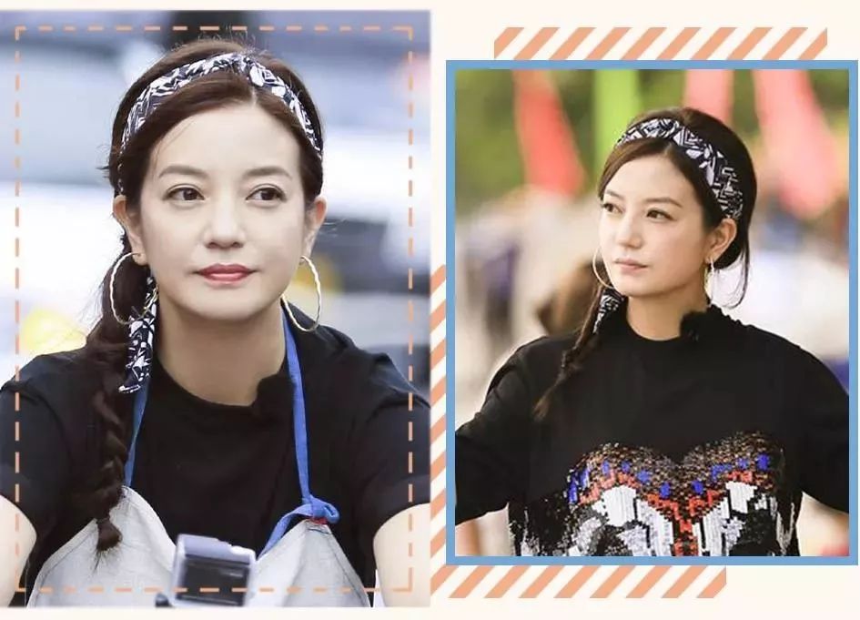 流行的发型发带,最近流行发带发型