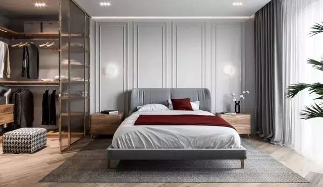 适合年轻人的衣柜玻璃门,最新流行的衣柜极简玻璃门