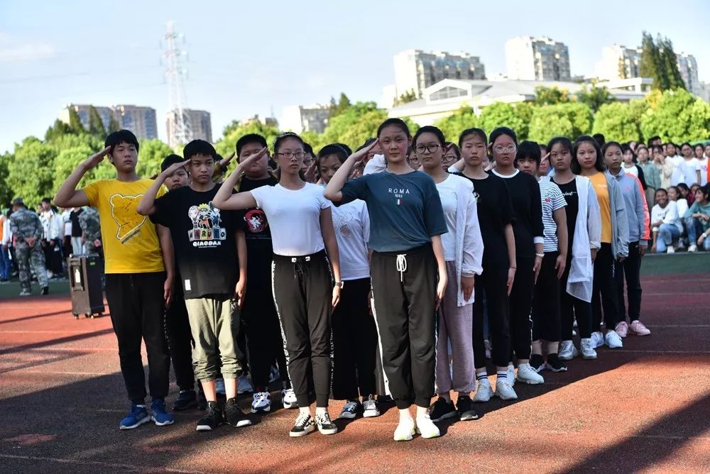东台中学军训,东台初中军训