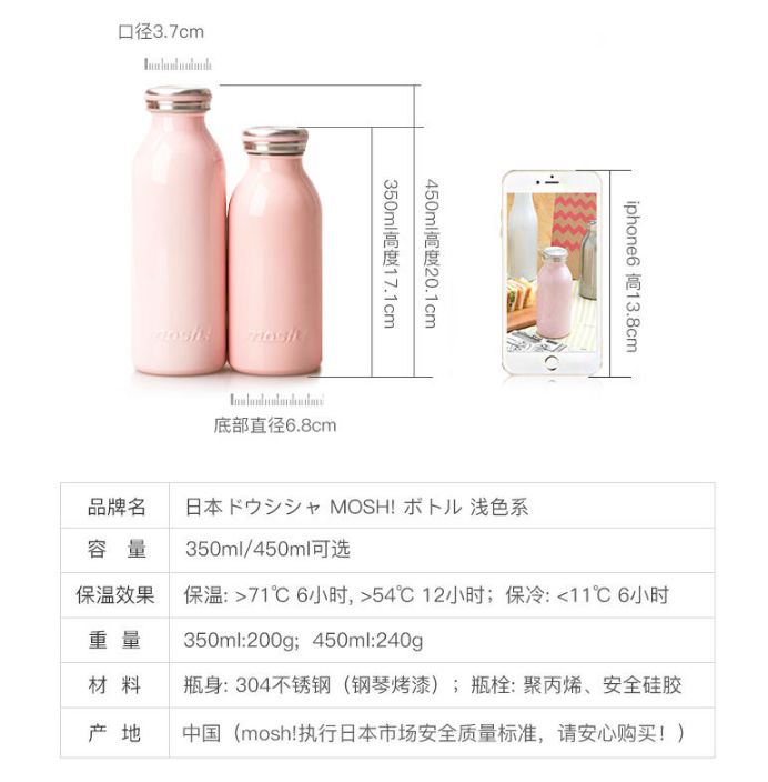 高颜值可爱风保温杯,日系超萌保温杯