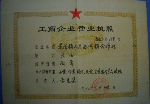 1949—2019，七十年营业执照发展史，致敬市场监管人