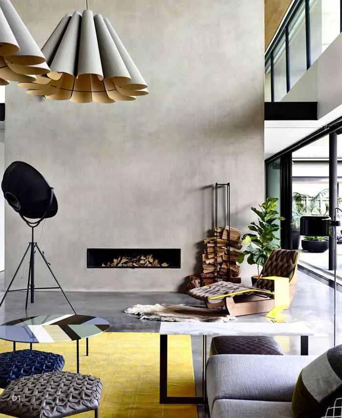 一面水泥墙惊艳了整个院子,水泥墙中式风格