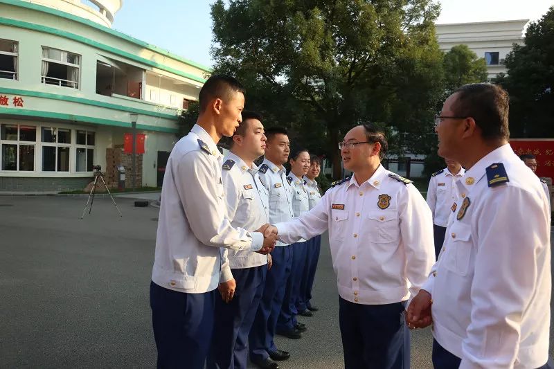 浙江消防救援总队政治部余昌带主任巡视指导2020年中国消防救援学院面向优秀消防员单独招生预考工作