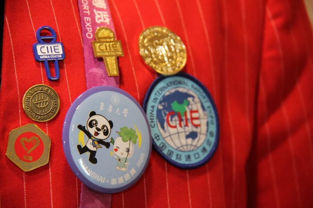 进博会小叶子徽章,进博会小叶子完整视频