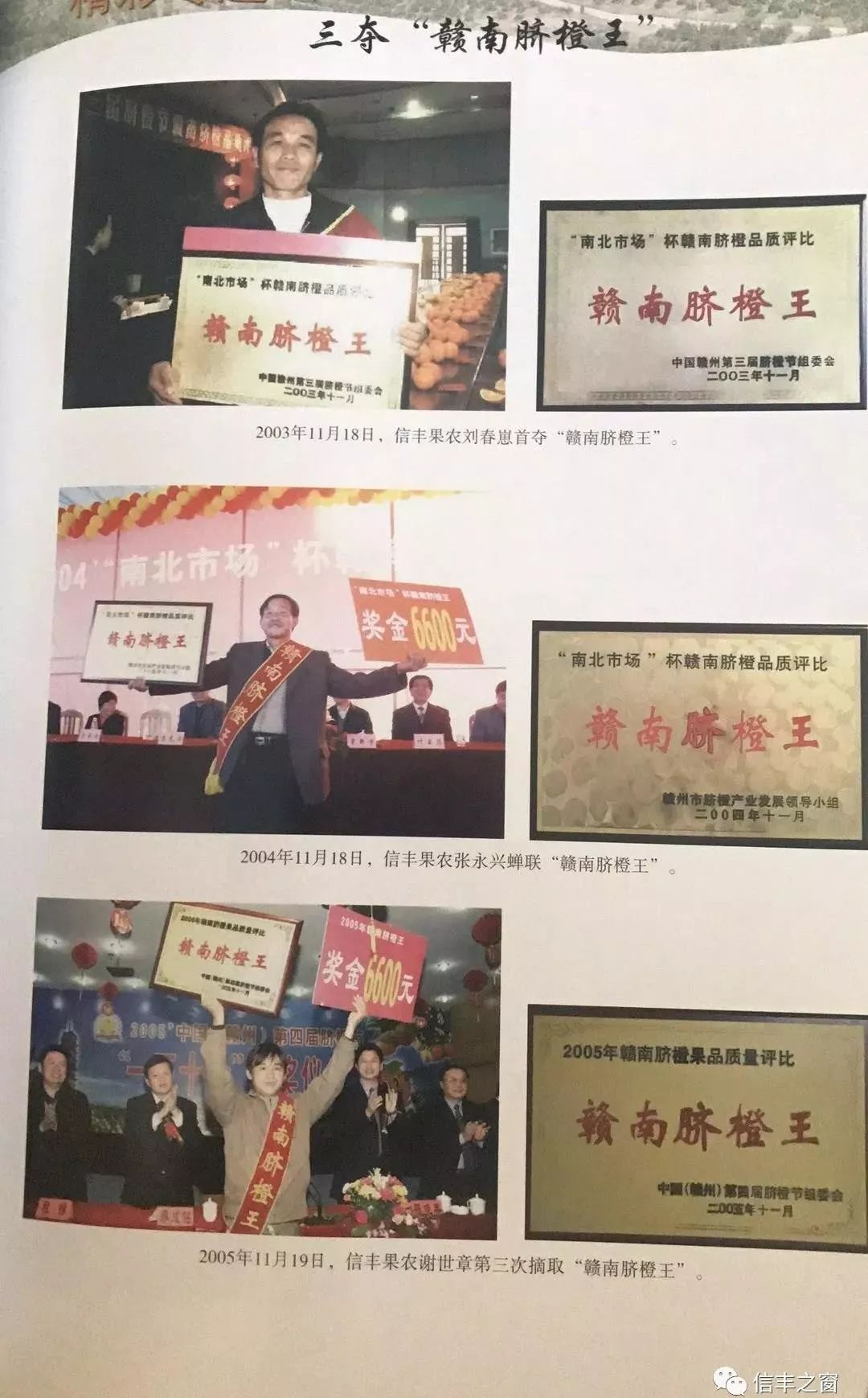 信丰脐橙和赣南脐橙,信丰脐橙第一橙