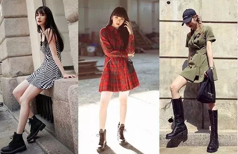 2020年新型马丁靴,亚文化厚底马丁靴