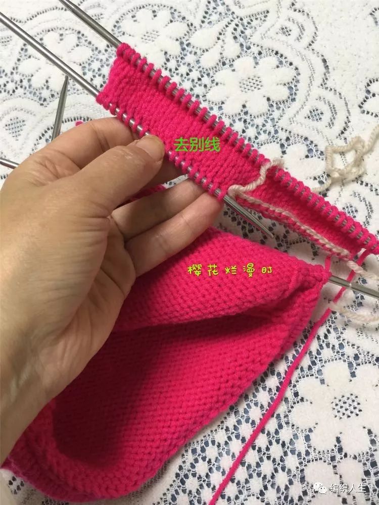 儿童加厚针织毛线帽围脖,冬天毛线帽子围脖的教程