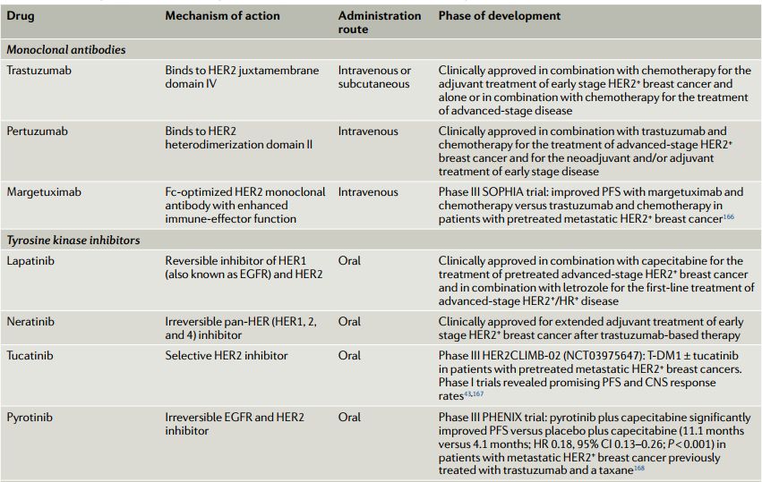 her2阳性乳腺癌目前最好的靶向药,乳腺癌her2两阴一阳方案