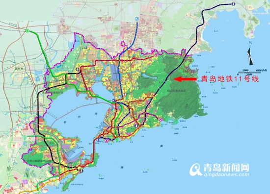青岛地铁11号线规划图高清版,青岛地铁9号线规划图最终规划