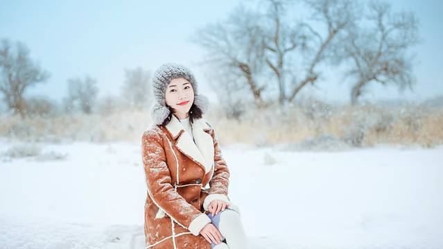 克拉玛依，我在冬季遇见你，荒野冰雪醉美是你