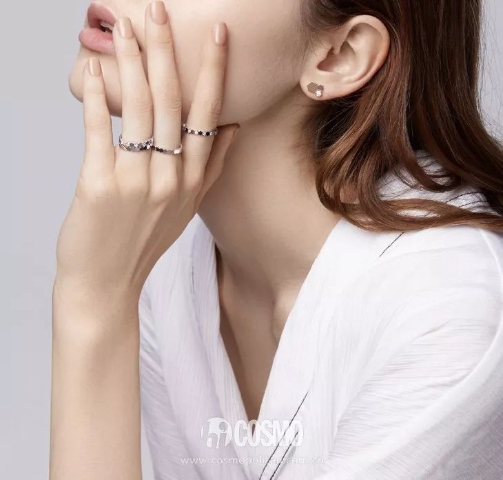 时髦戒指,时髦可调节戒指