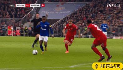 拜仁5-0沙尔克,莱万造三球,穆勒、磁卡破门
