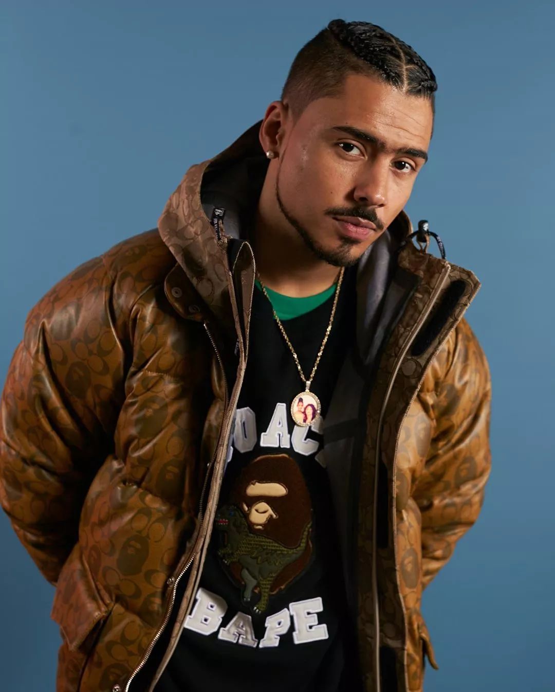 coachxbape联名皮衣,coachxbape联名