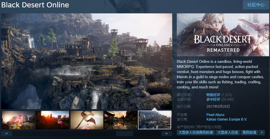 steam黑色沙漠是网游吗,黑色沙漠台服端游要收费才能玩吗