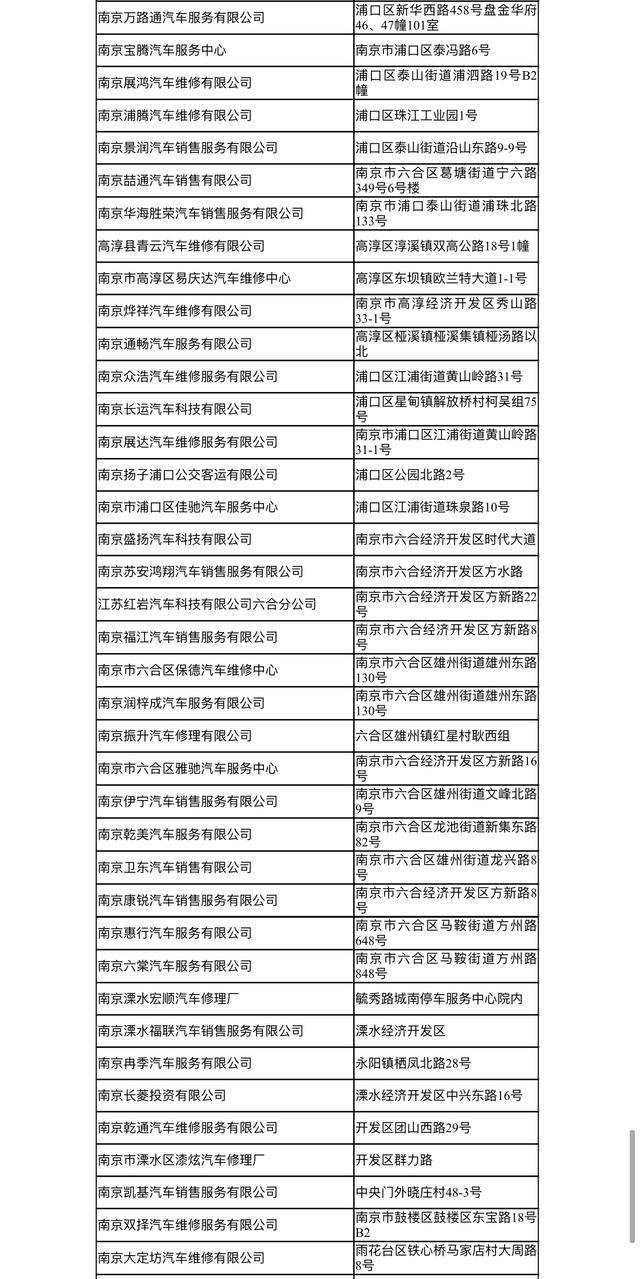 南京汽修公司春节期间上班,南京汽车厂复工