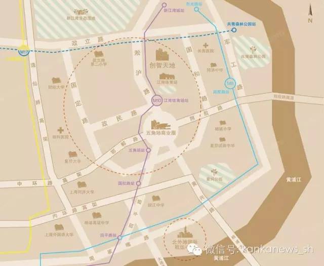 五里镇前世今生,五角场名字来历