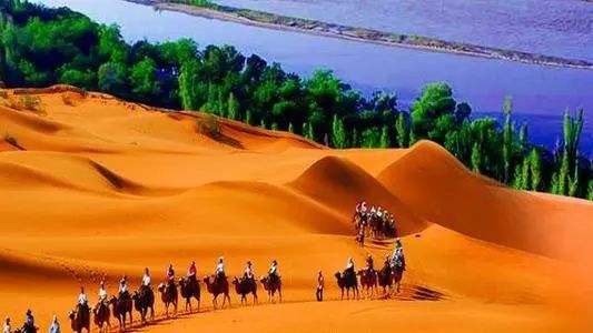 沙坡头骑骆驼游记,宁夏沙坡头旅游攻略