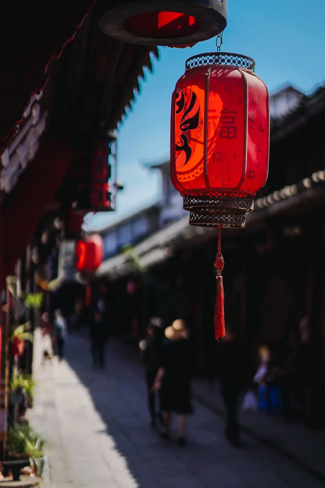 成都黄龙溪古镇美景竖屏,黄龙溪古镇小景