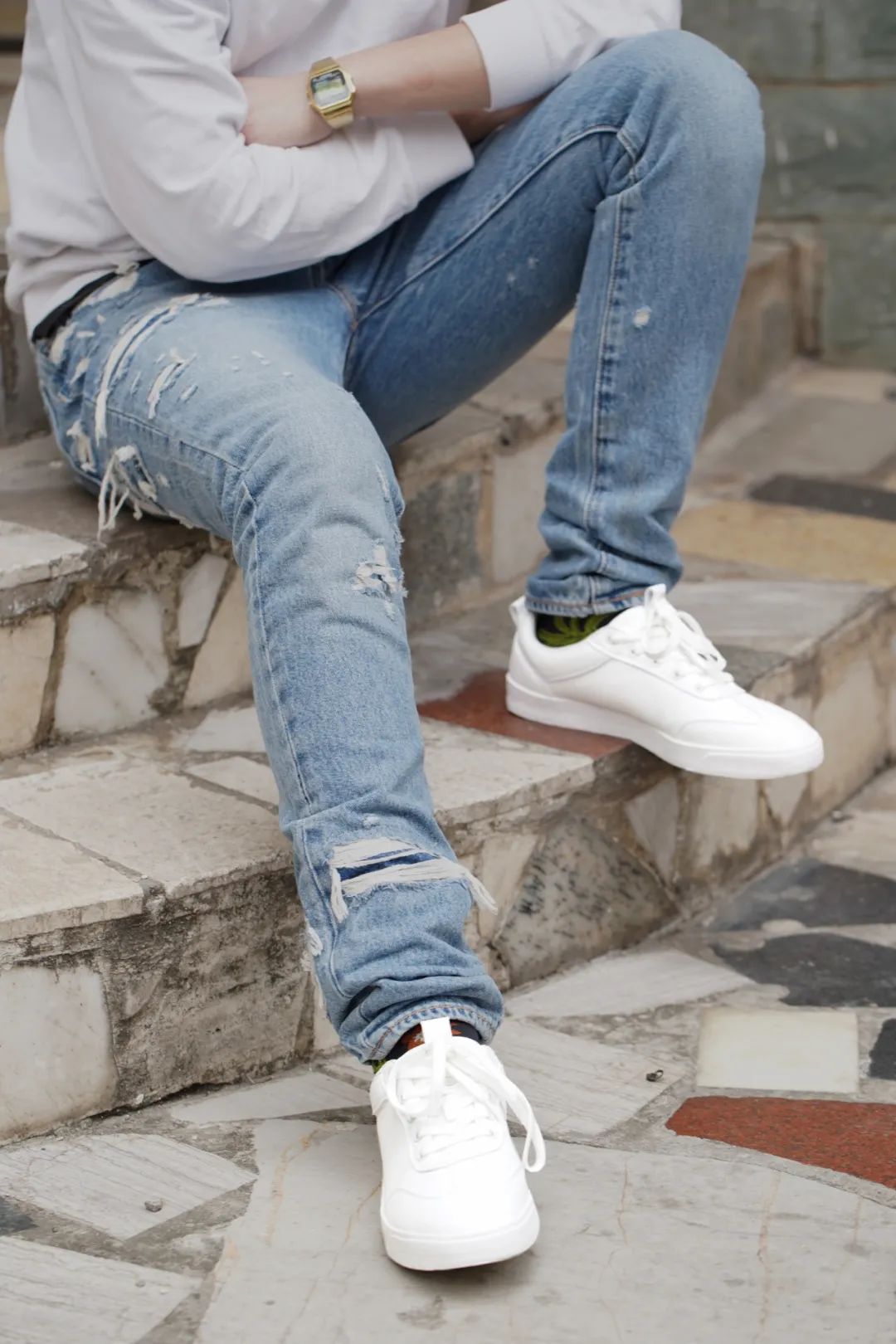 百年老牌的小白鞋,英国小白鞋免鞋带