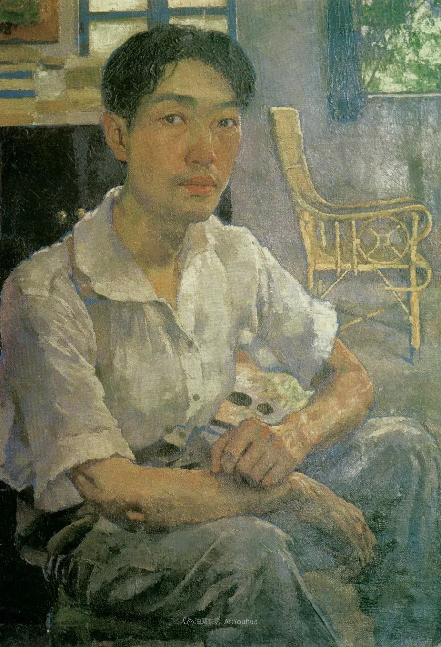 徐悲鸿先生的巨幅油画愚公移山,徐悲鸿中国现代画之父