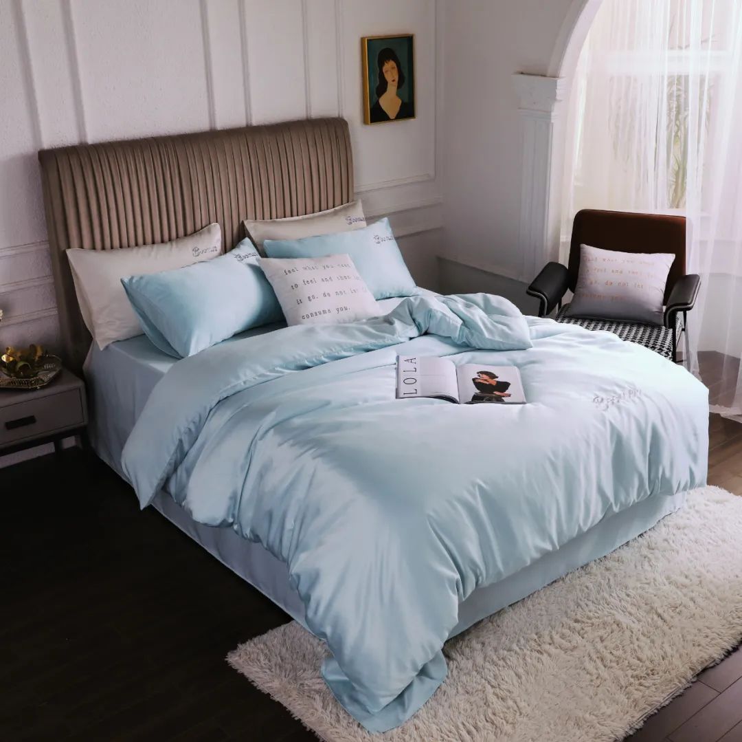 媲美真丝床品的品牌是什么,抑菌美肤床品四件套