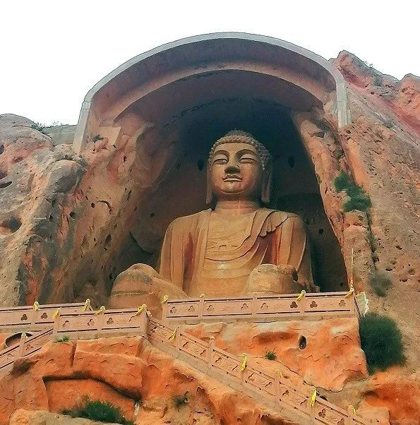 须弥山石窟真实照片,须弥山石窟静卧