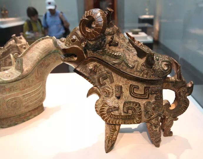 馆藏蓝锈青铜器,美国弗利尔美术馆青铜器展馆