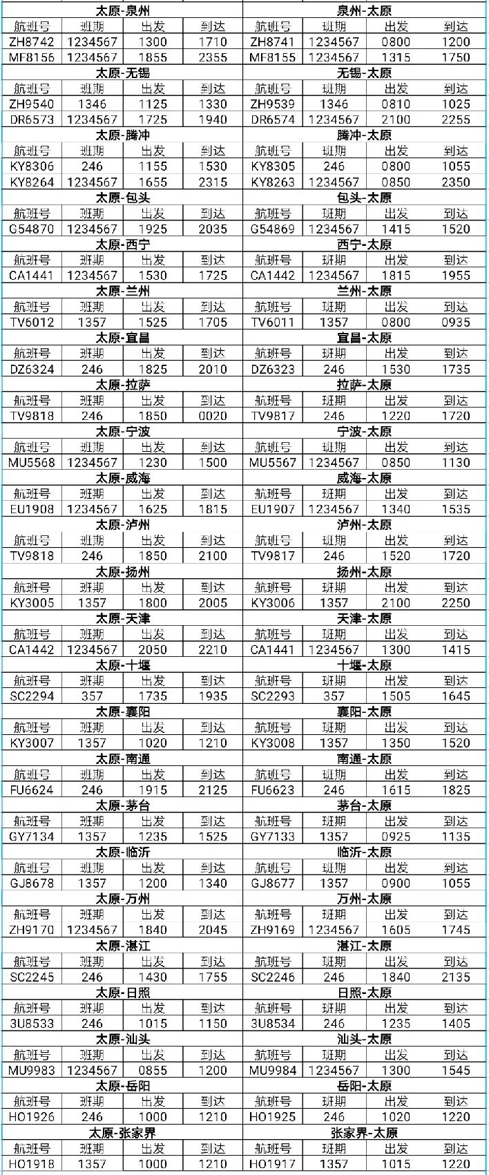 太原特价机票网,太原机票秒杀直播间