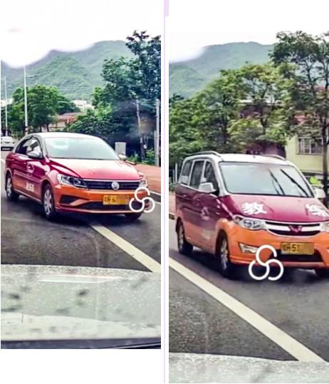 两辆教练车带头逆行，怎样罚？