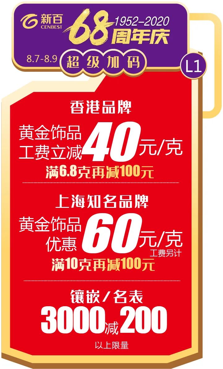 6元秒杀海底捞/星巴克！AJ免费送！优衣库19元起！新百店庆这次真疯了