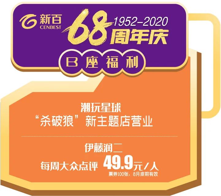 6元秒杀海底捞/星巴克！AJ免费送！优衣库19元起！新百店庆这次真疯了