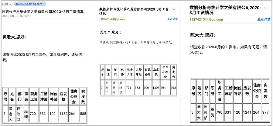 python电子邮件群发工资条方法,python自动编程群发工资excel表