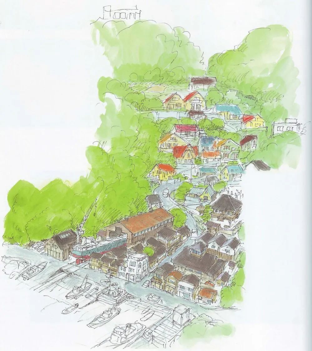 动画学习资料|《悬崖上的金鱼姬》幕后珍藏设定大合集