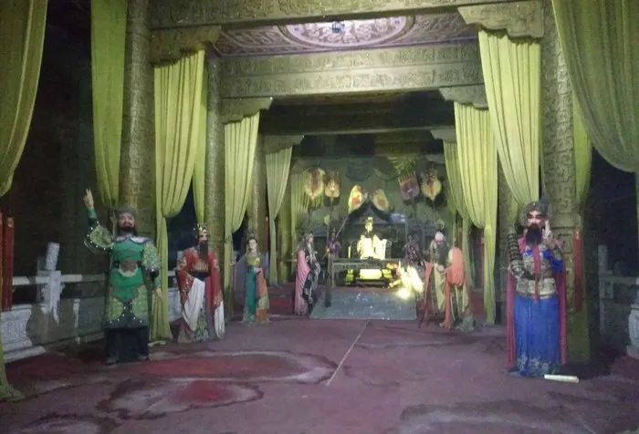 西游记阴间地府,石家庄西游记宫老照片