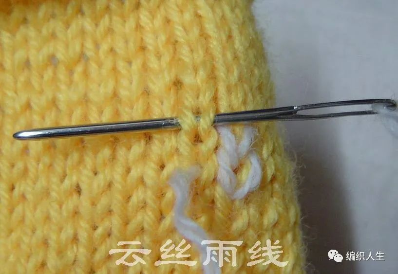 毛衣绣字的正确方法,毛衣图案怎么缝制