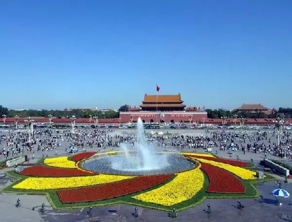 有一种美叫花园庭院,2021年国庆节天安门漂亮花坛图片