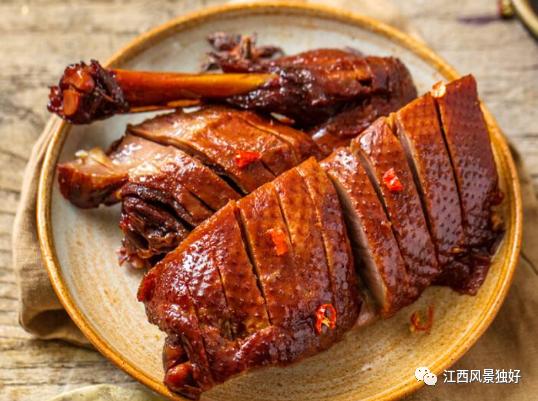 传统工艺酱板鸭,萍乡步行街酱鸭