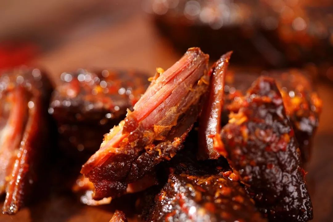 香嫩手撕牛肉,手撕五香牛肉干超级好吃