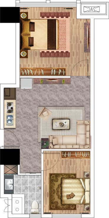 万达39克拉公寓,万达39平方公寓