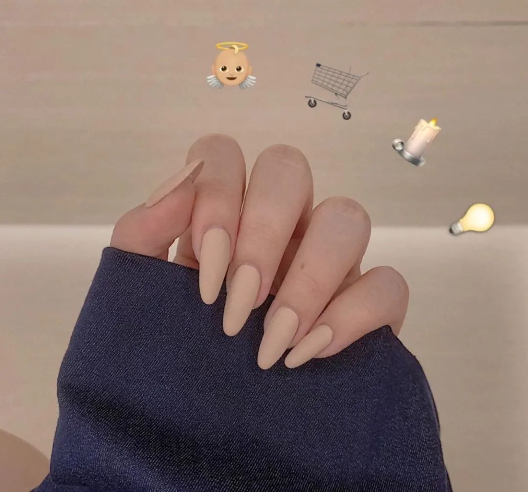 简单款美甲显手白高贵冬天,这100款秋冬美甲也太好看了吧