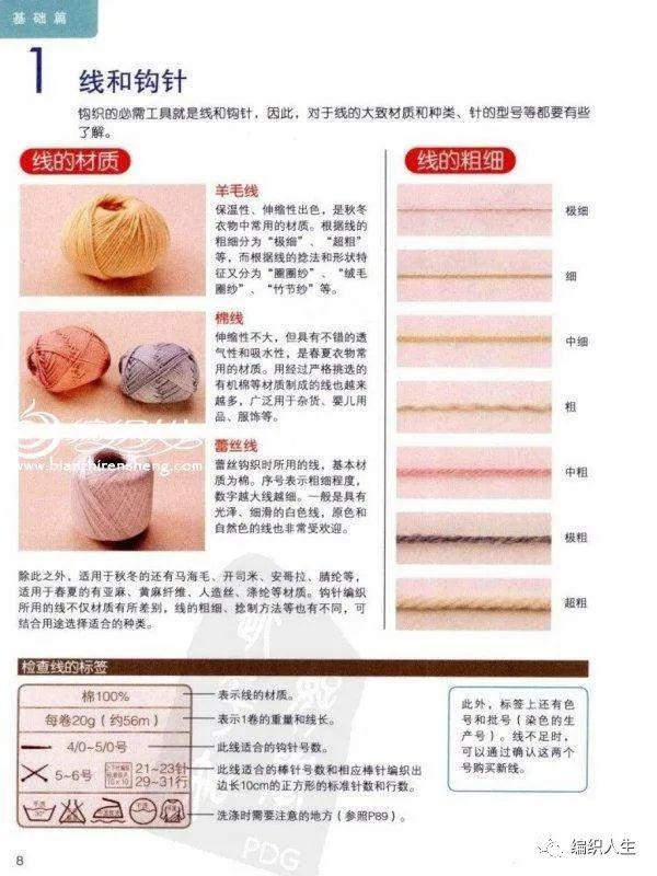 棒针毛线裤编织初学,棒针干货