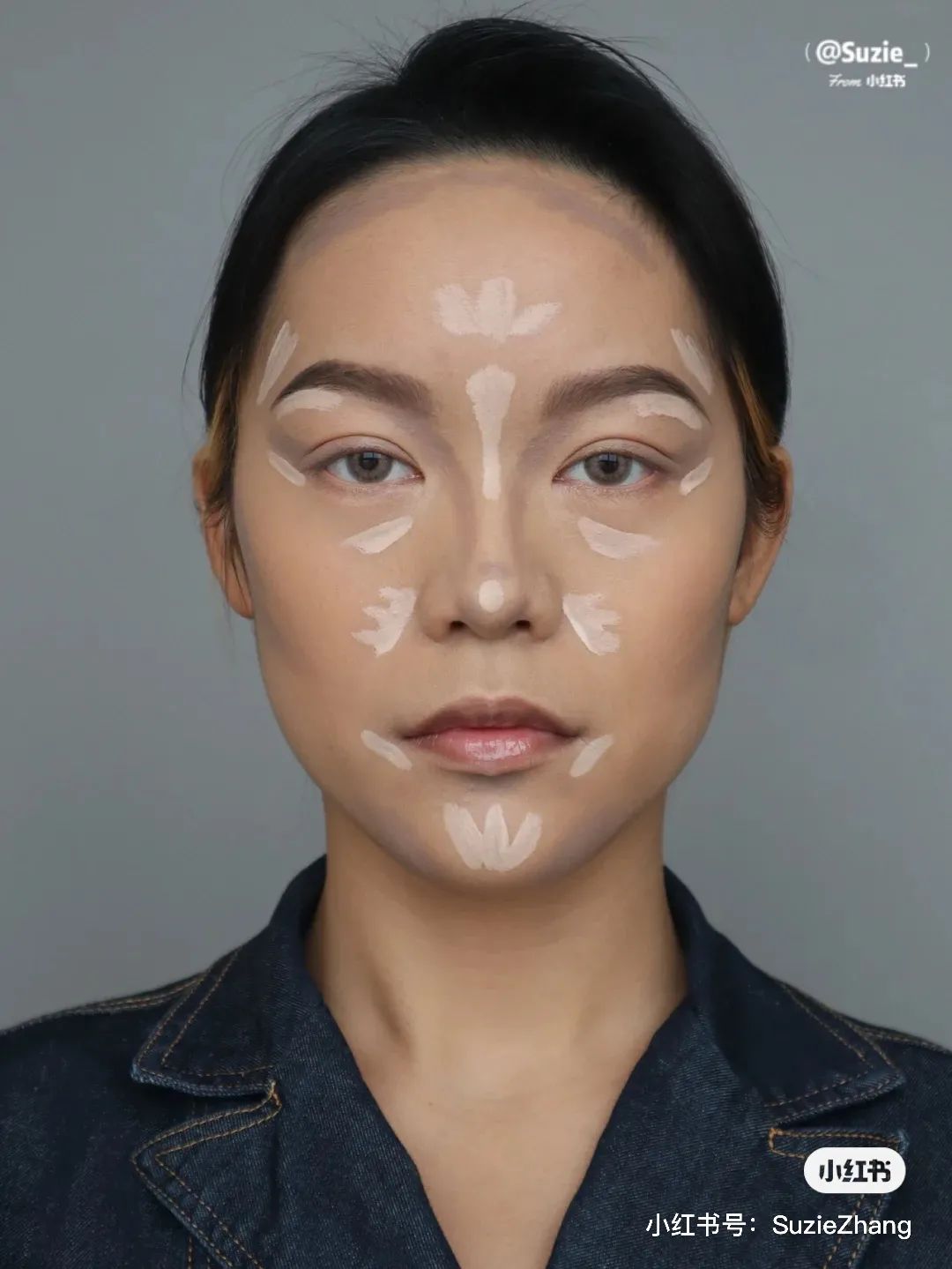 6笔提拉全脸遮瑕大法,遮瑕六笔提升大法