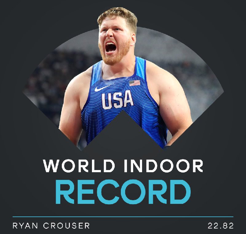 克鲁瑟再度刷新铅球世界纪录,莱恩克鲁瑟铅球视频